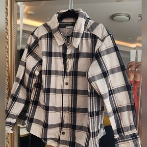 Cat & Jack Plaid Button Up Size 5T